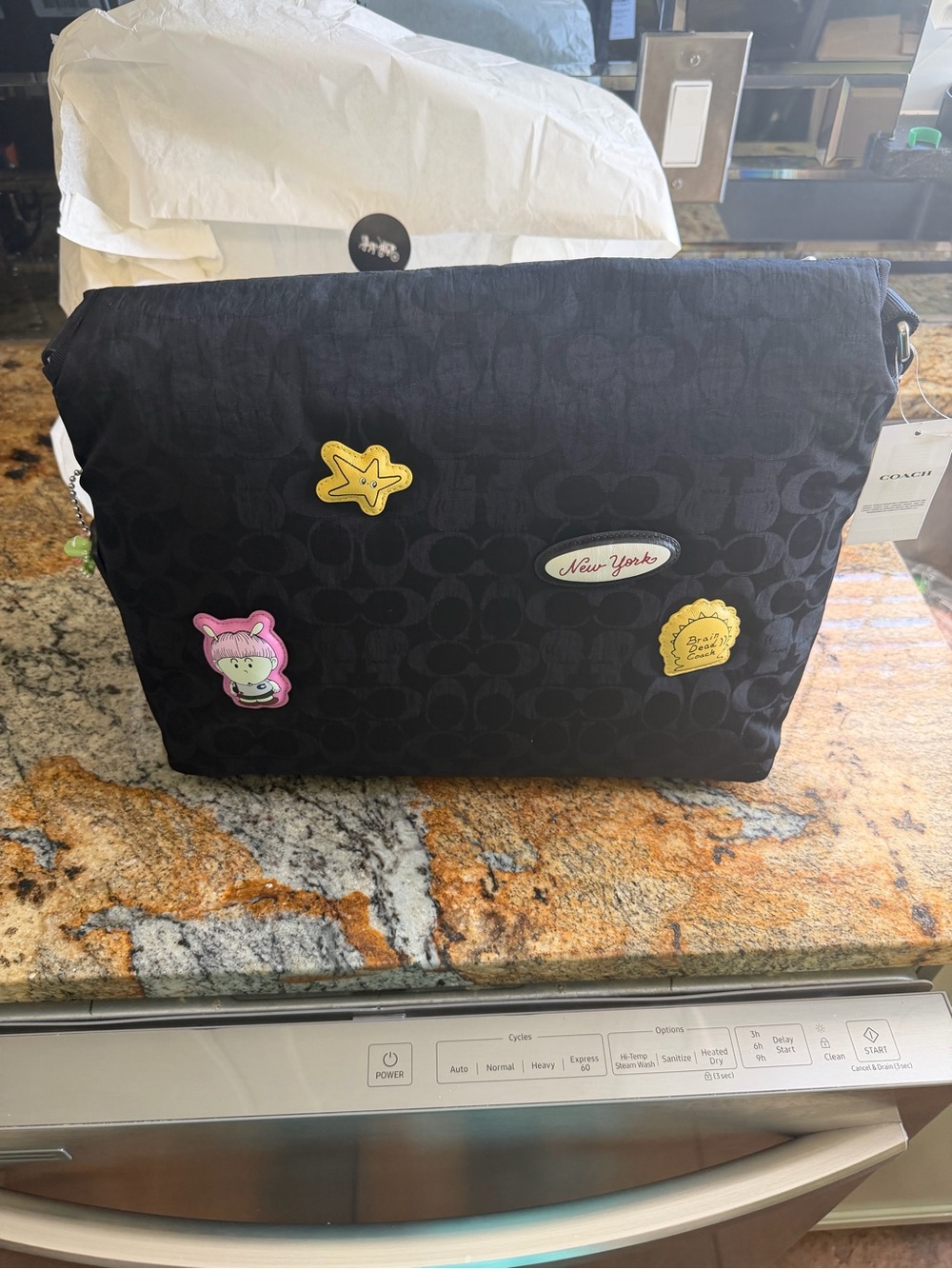 Coach X Brain Dead Lane Messenger
In Signature Nylon With Patches - Picture 8 of 8